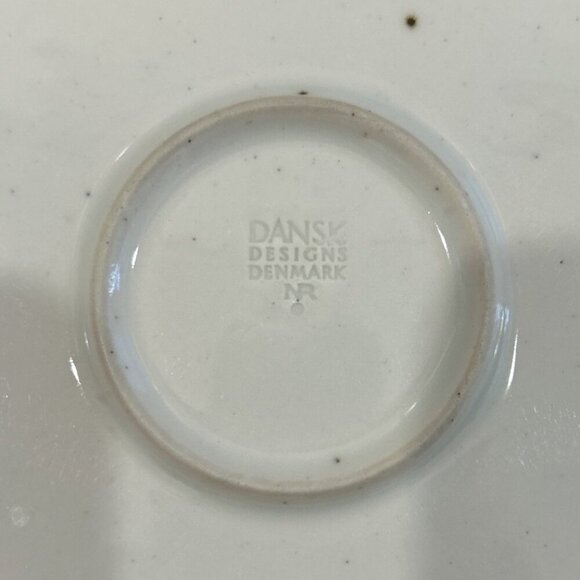 Set of 5 Dansk Niels Refsgaard Blue Mist Stoneware Bread Plates 7" Denmark - Picture 4 of 4